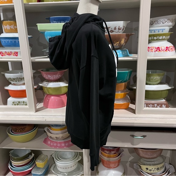 Ivy Park Black Full-Zip Logo Hoodie - Size XS - Picture 10 of 16